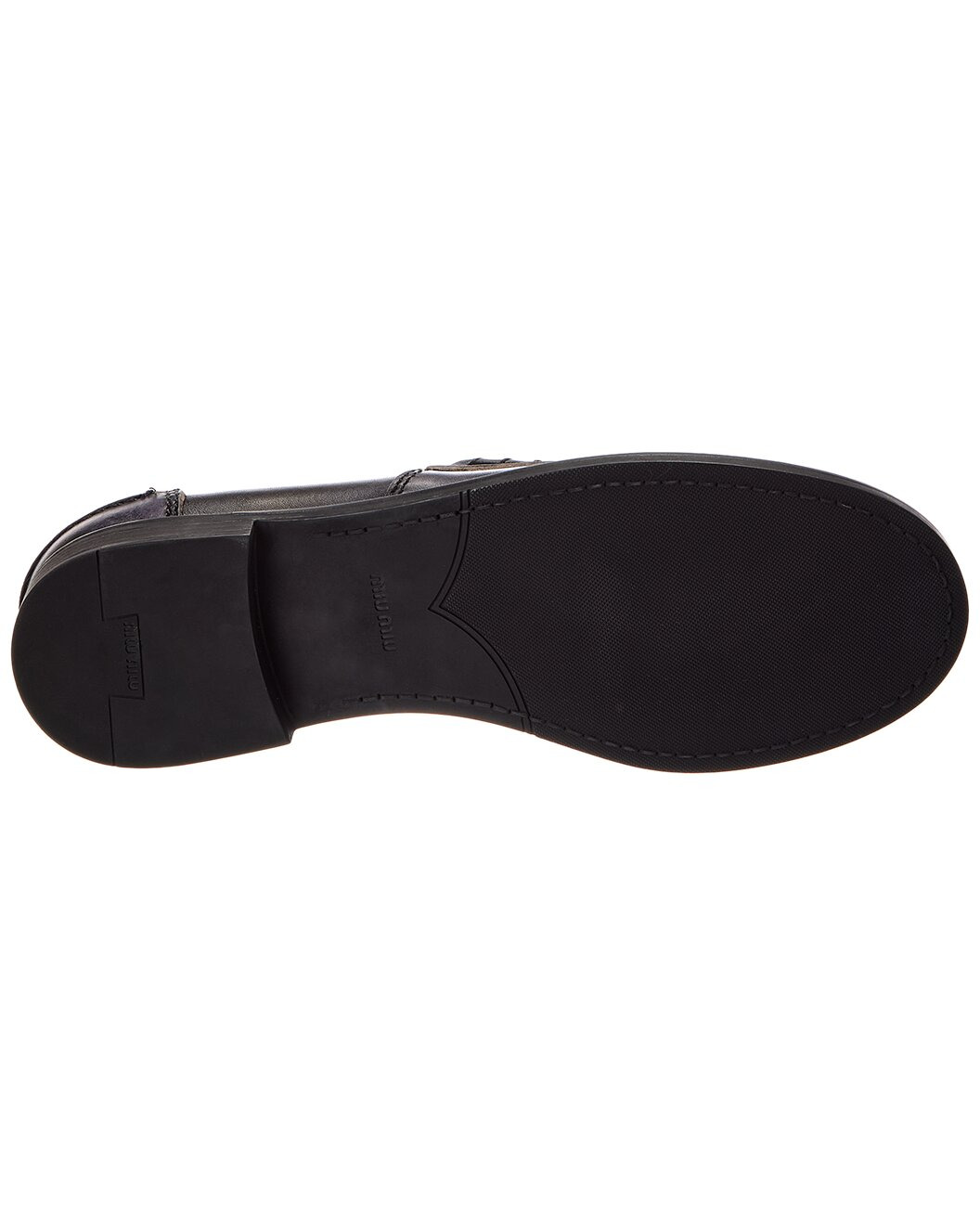 Miu Miu Logo Leather Loafer - 4