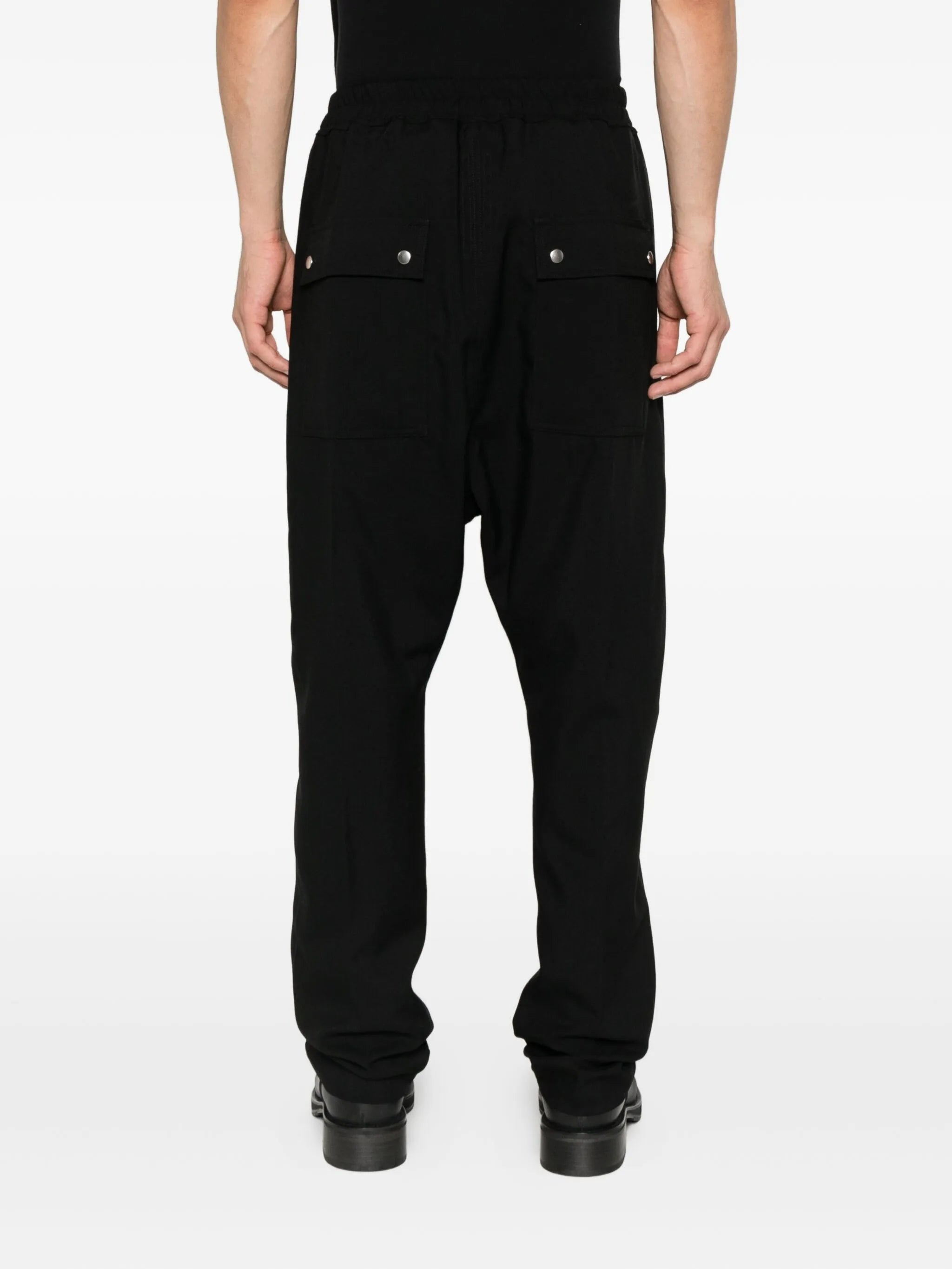Rick Owens BELA Drawstring Button Trousers - 3