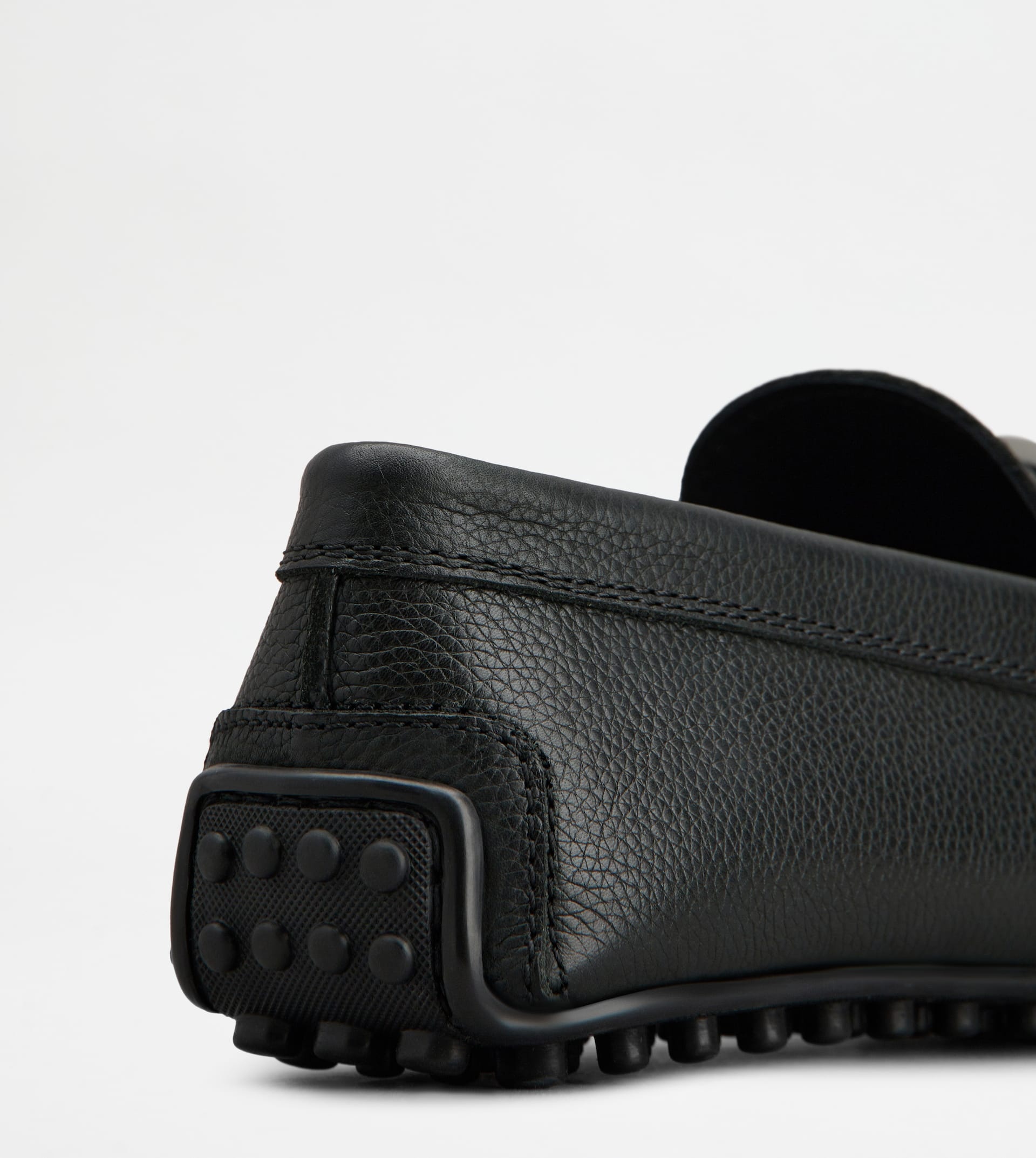 CITY GOMMINO DRIVING SHOES IN LEATHER - BLACK - 6