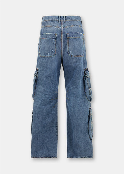 Diesel Blue Sire Cargo Jeans outlook