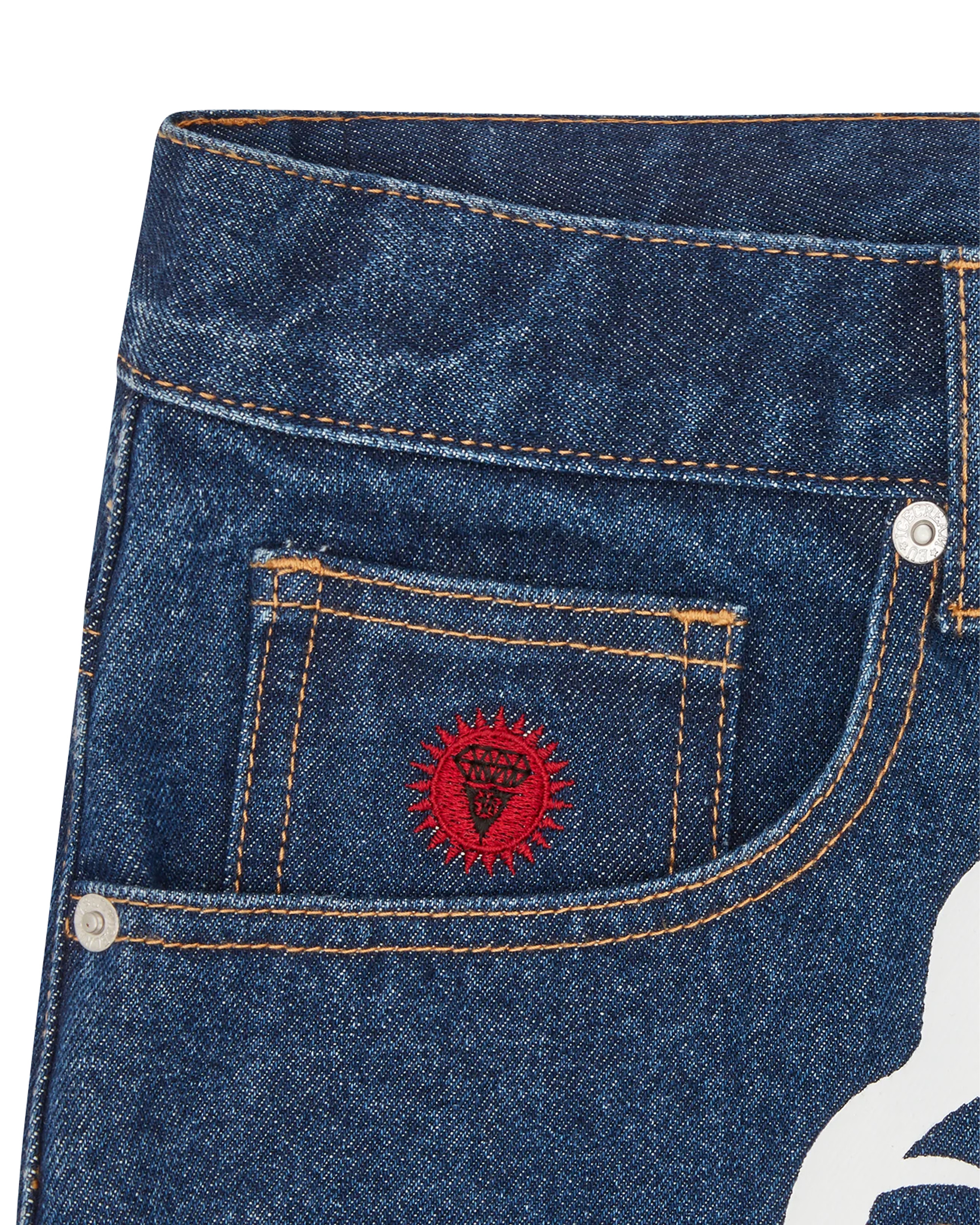 RUNNING PUPPY DENIM SHORTS - 4