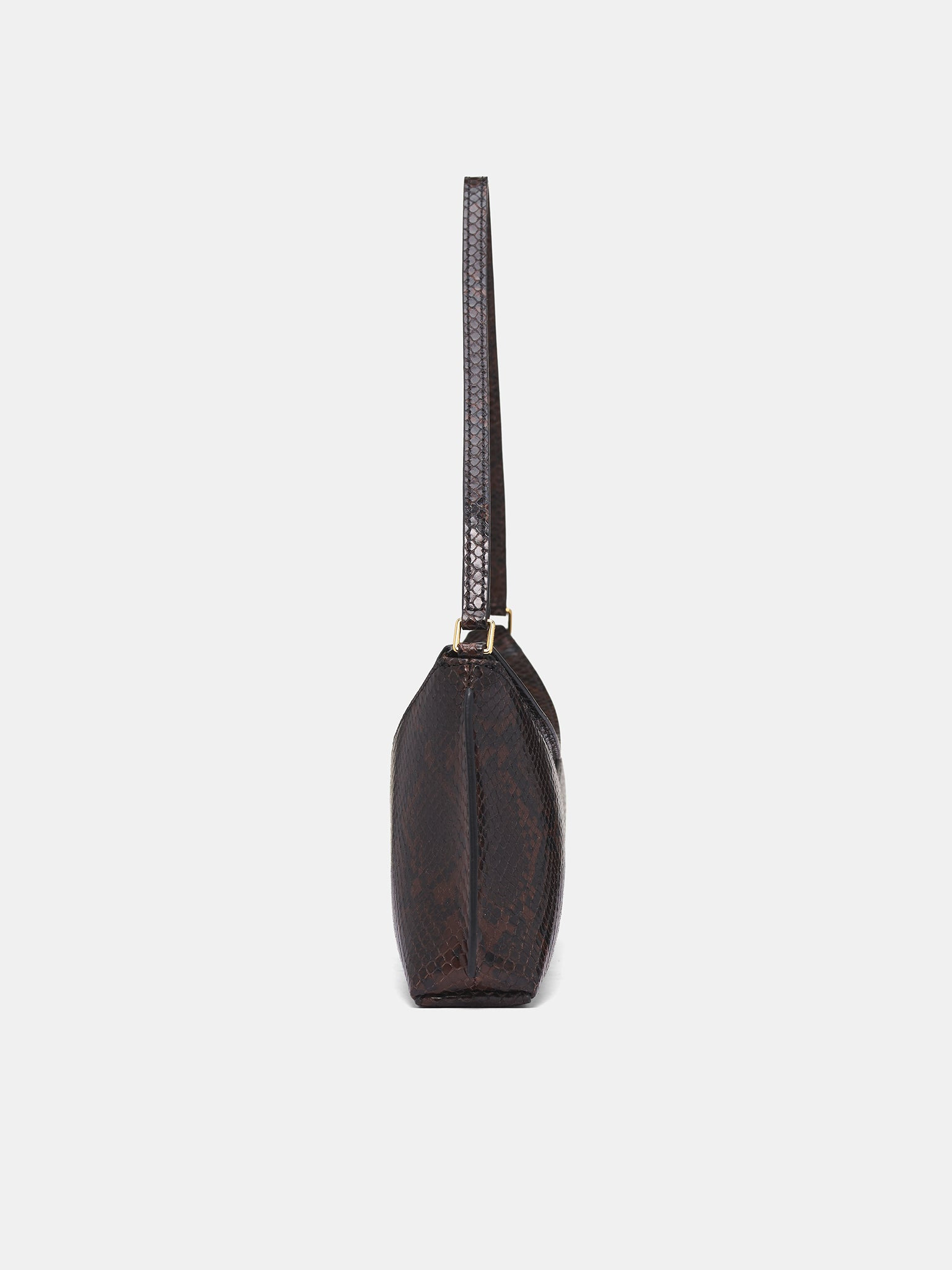 The Brown Ovalo Clutch Bag - 2