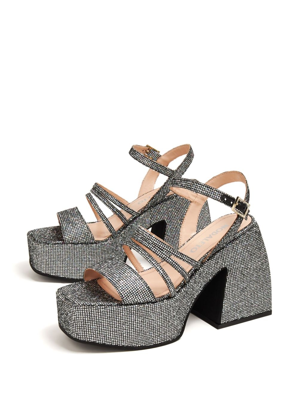 Bulla Chibi 105mm glitter sandals - 4