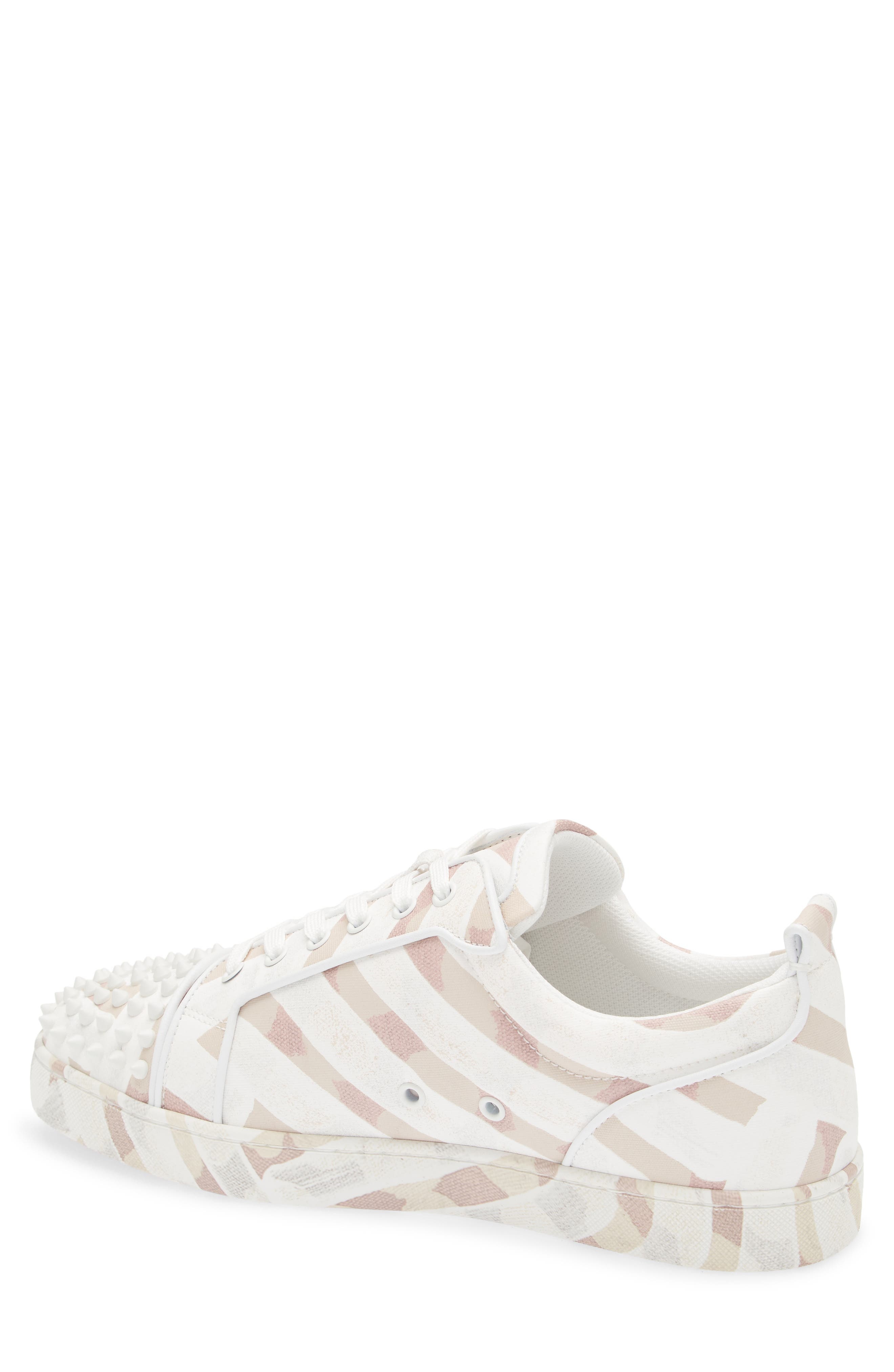 Christian Louboutin Louis Junior Orlato Spikes Sneaker in Multi Leche at Nordstrom - 2