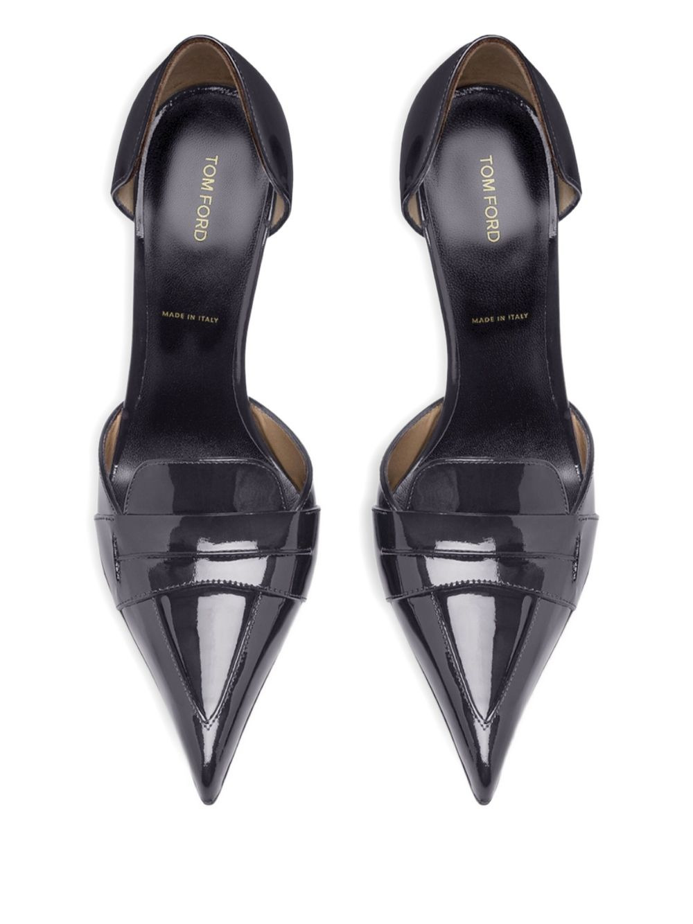 105 mm EVA D'ORSAY patent leather pumps - 3