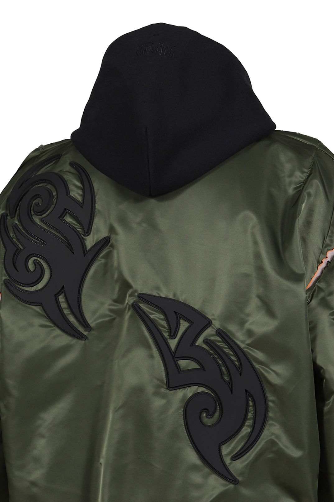 TRIBAL REWORKED BOMBER JACKET / GRN / BLK - 10