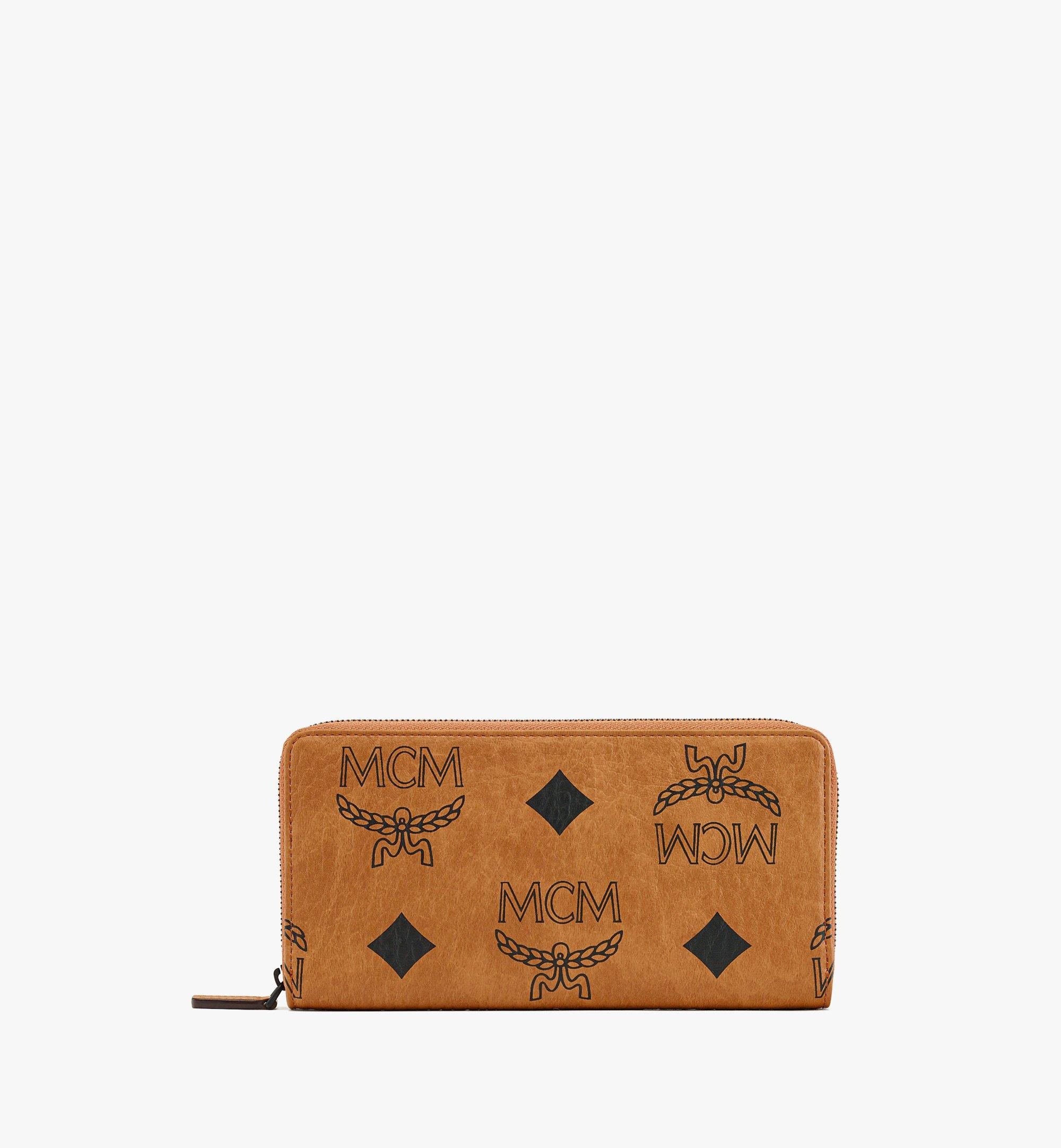 Mcm Visetos Monogram Long Wallet