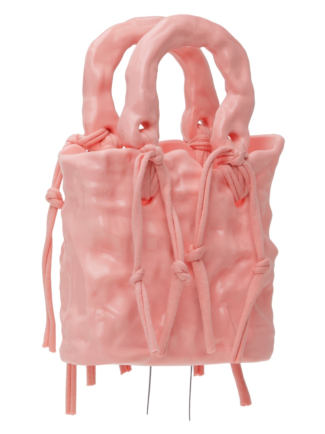 SSENSE Exclusive Pink Signature Ceramic Bag - 3