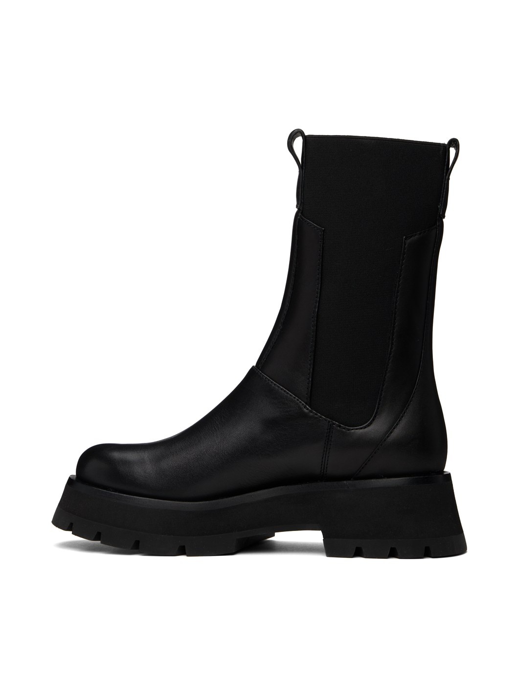 Black Kate Lug Sole Boots - 3