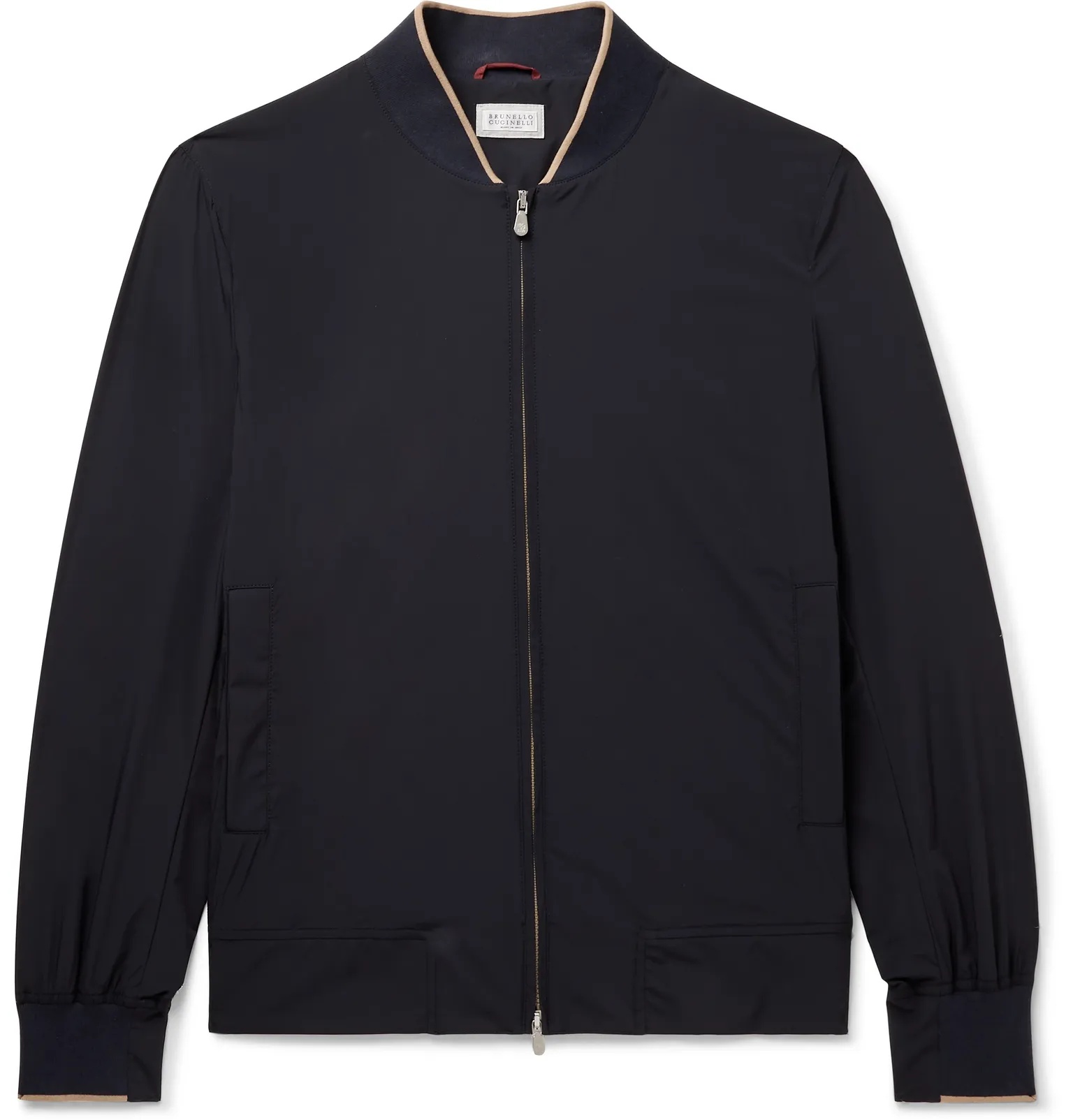 Stretch-Nylon Bomber Jacket - 1