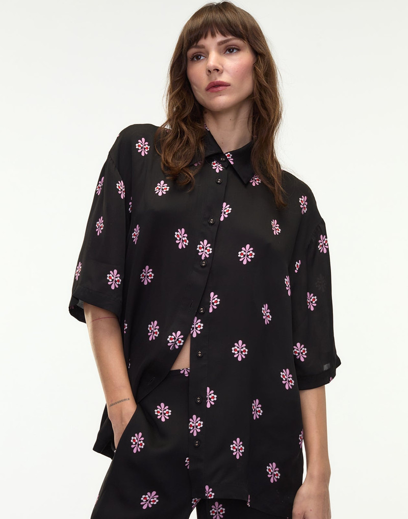 CYNTHIA ROWLEY Blake Camp Shirt outlook