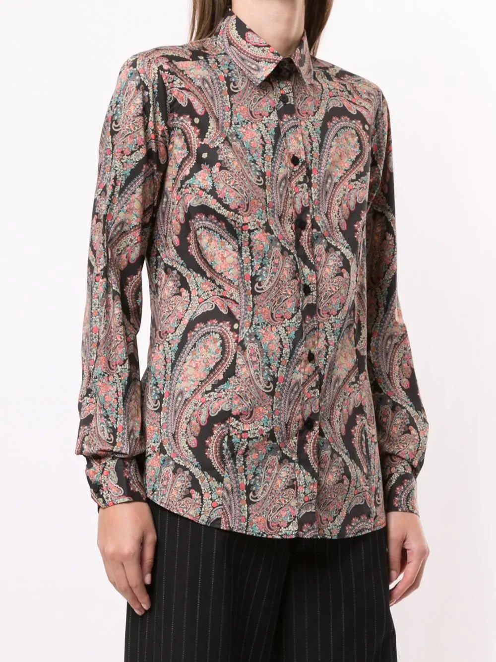 paisley print shirt - 3