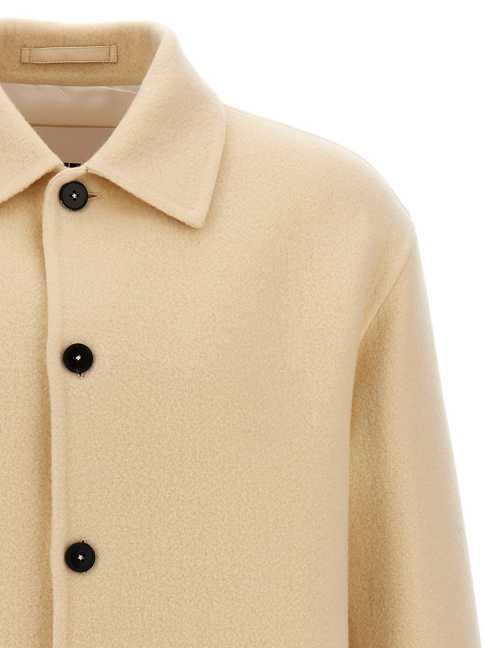 Jil Sander Men Wool Coat - 3