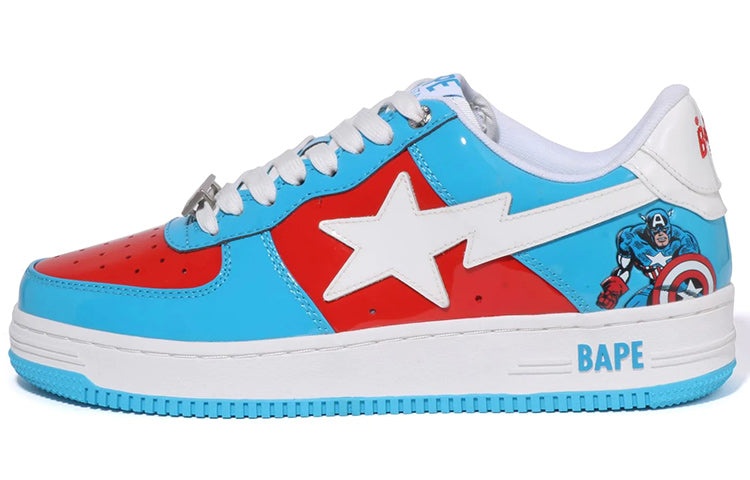 (WMNS) A Bathing Ape x Marvel Bape sta 'Captain America' 1I73-291-903 - 2