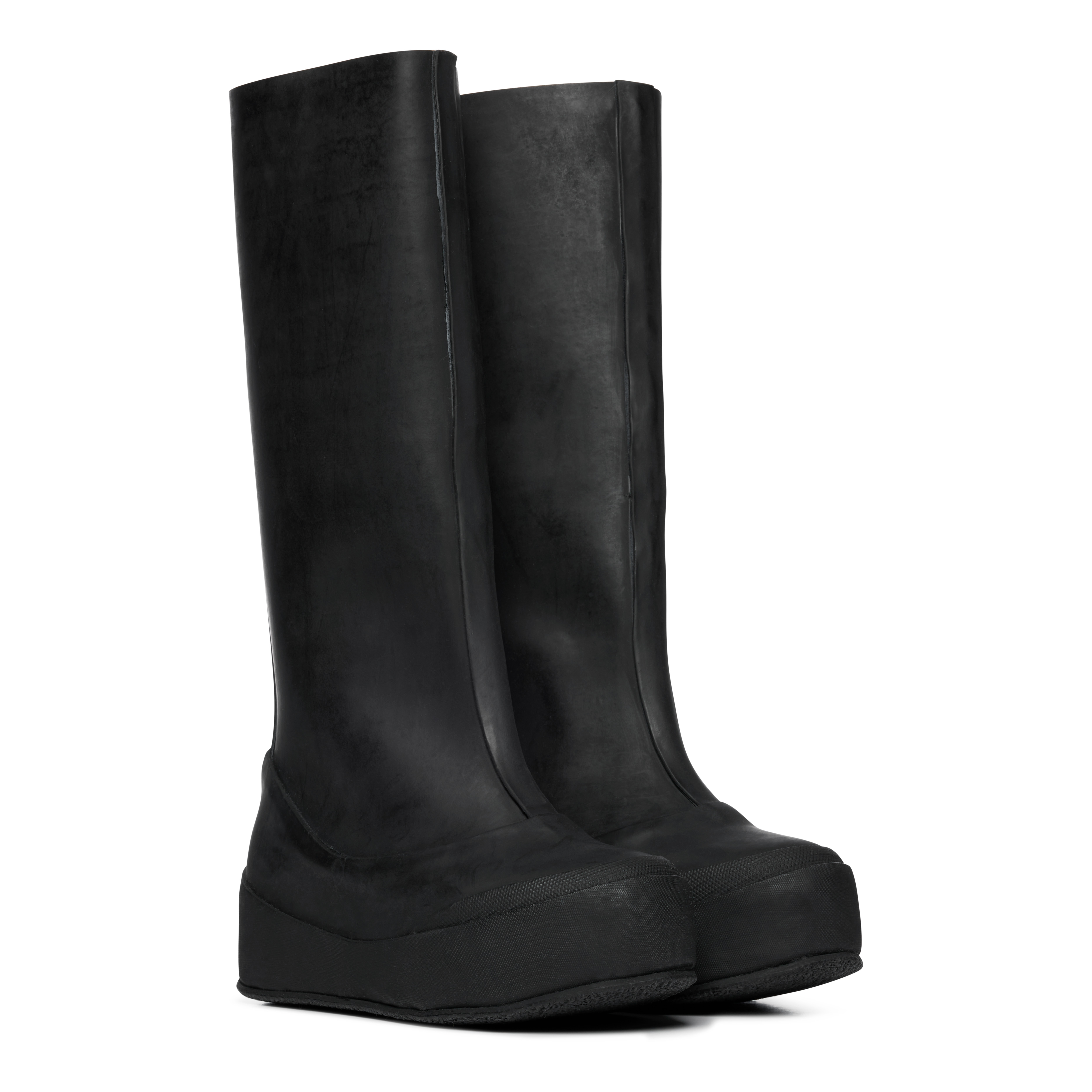 Rubber Tall Boots - 2