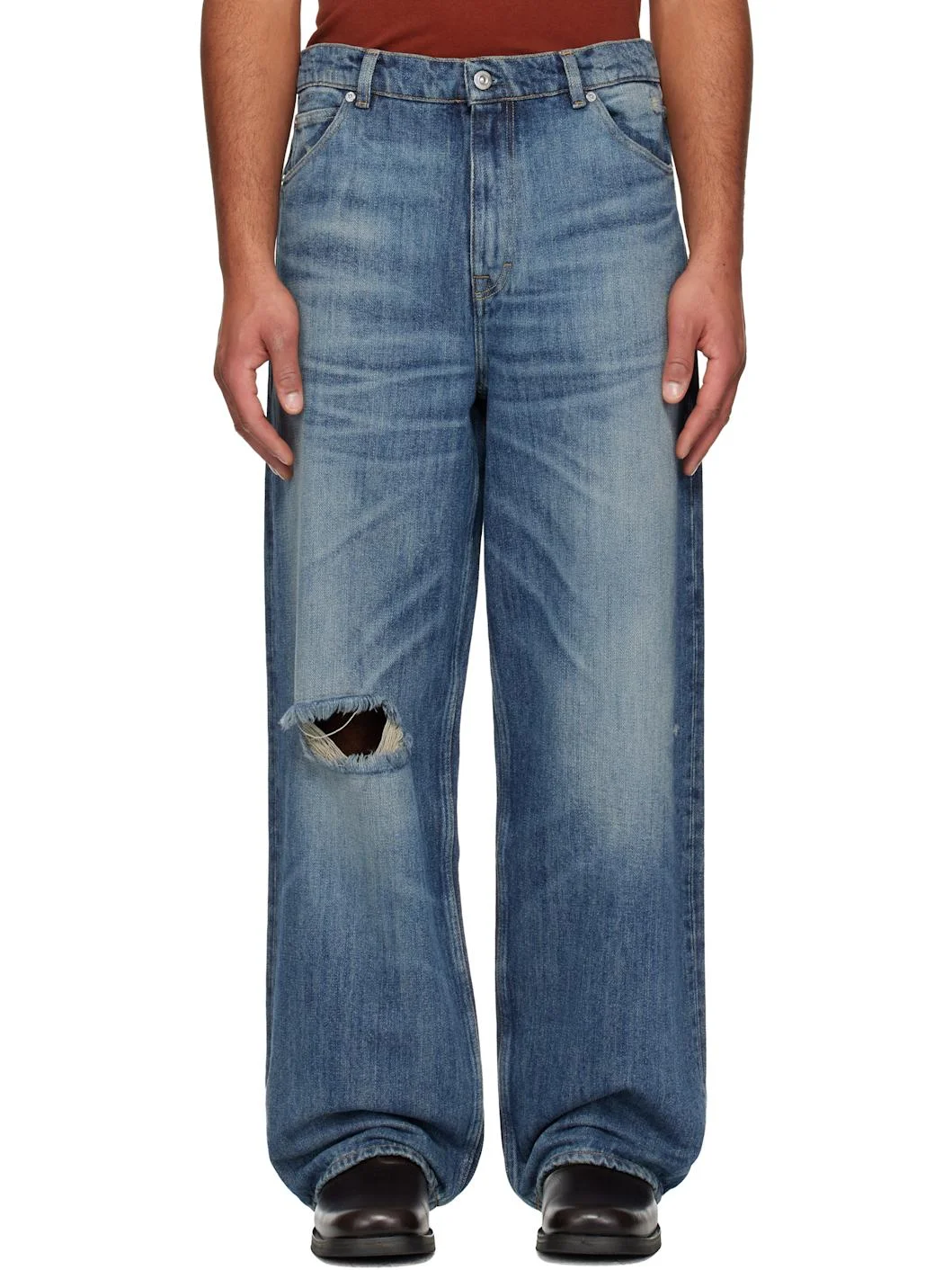 Blue Vast Cut Jeans - 1
