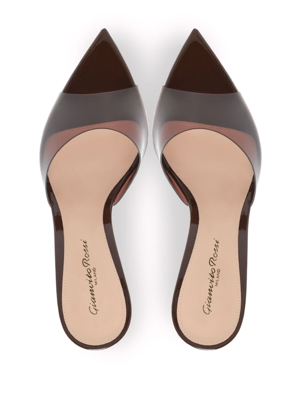 Elle 85mm point-toe mules - 3