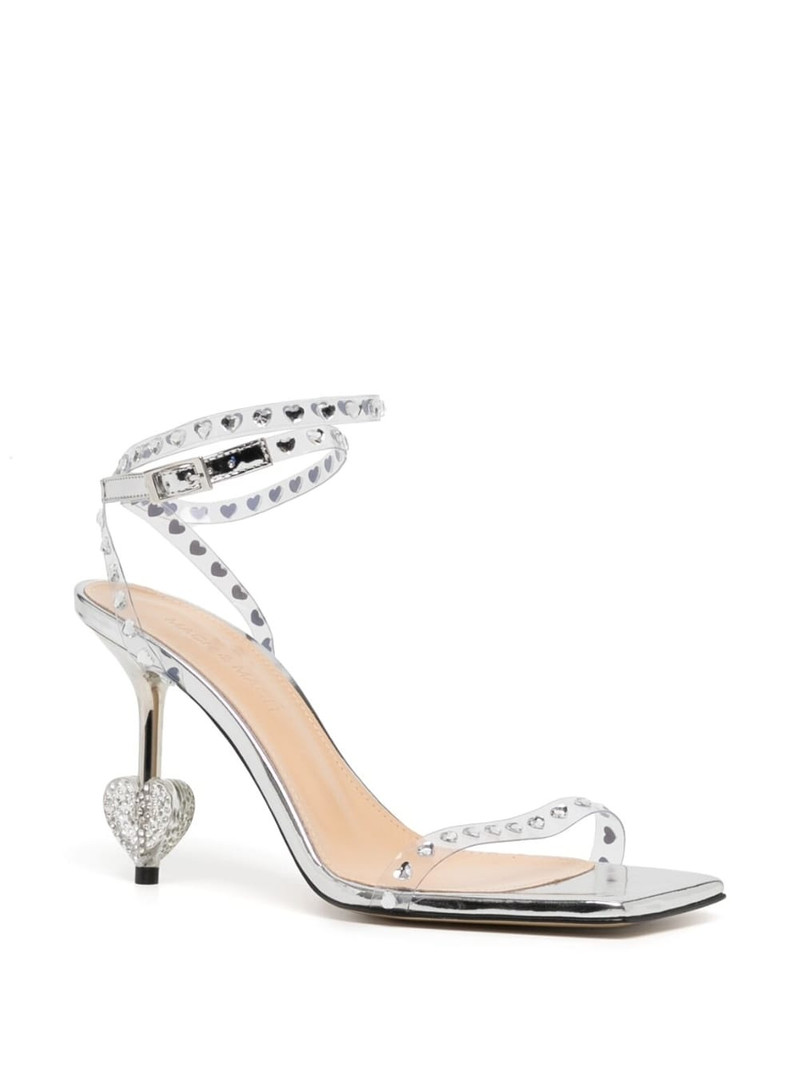 MACH & MACH stud-embellished open-toe sandals outlook