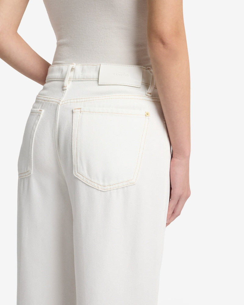 Tailorless Denim Lustre Modern Dojo in Blanc 4