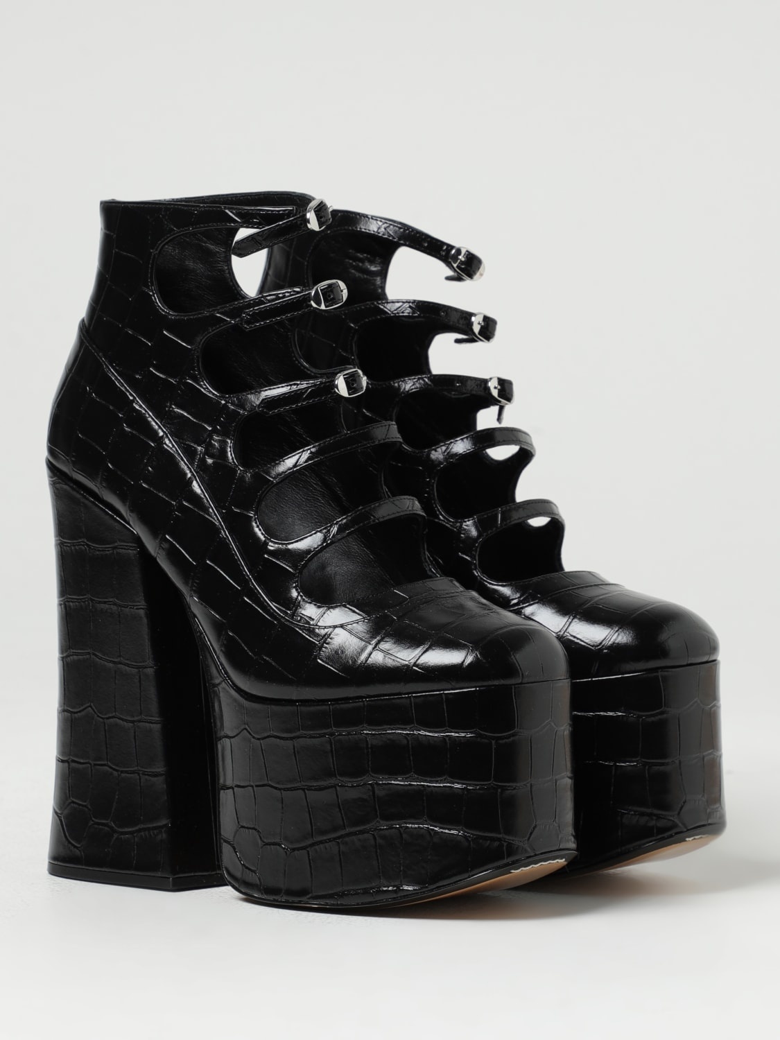 Marc Jacobs The Croc Pumps Embossed Kiki in croco print leather - 2