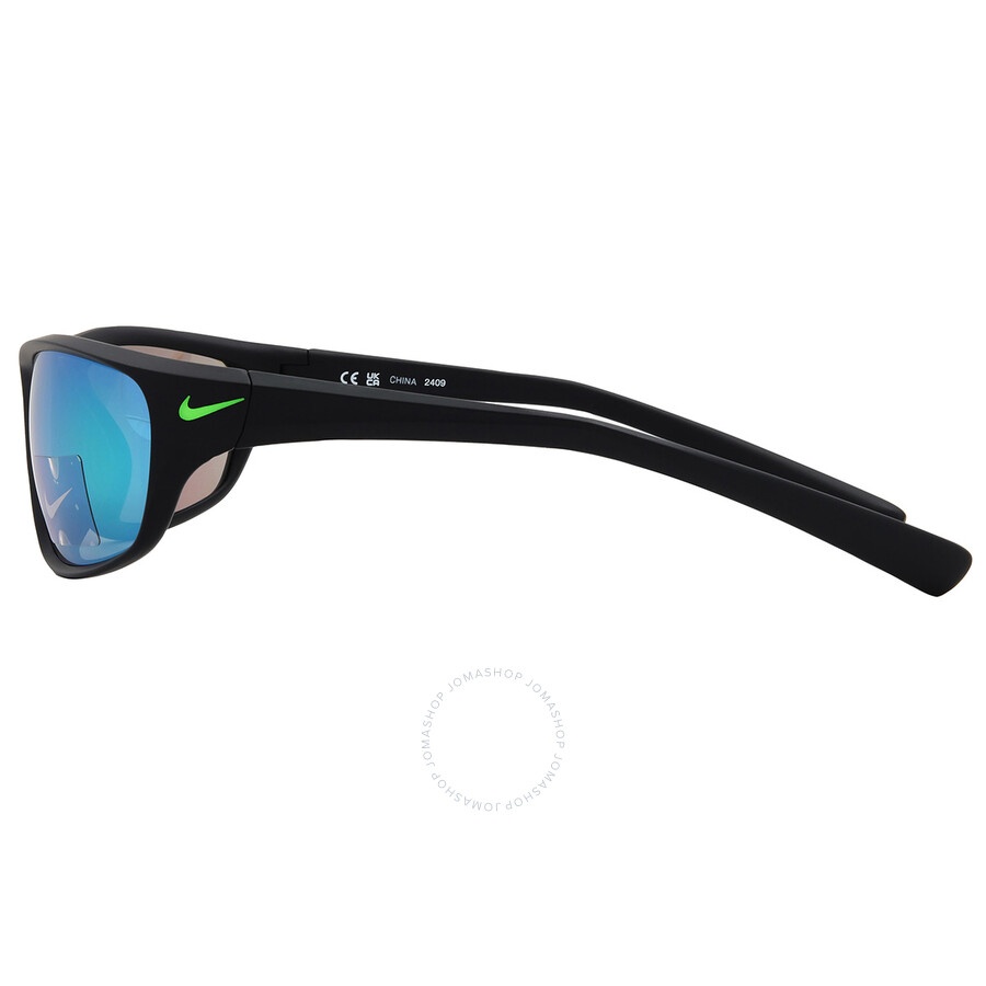 Nike Green Mirror Wrap Men's Sunglasses NIKE RABID FQ4765 003 63 - 3