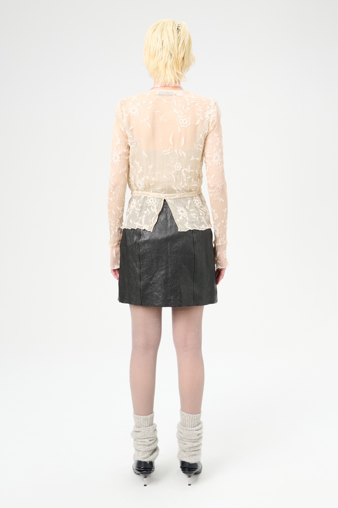Waist Blouse Winter Garden Organza - 8