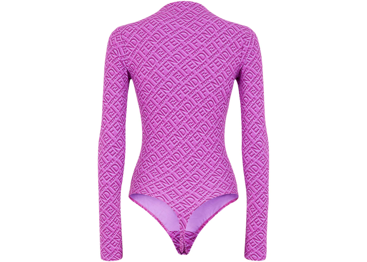 Fendi x SKIMS Mock Neck Long Sleeve Bodysuit Colorado - 2