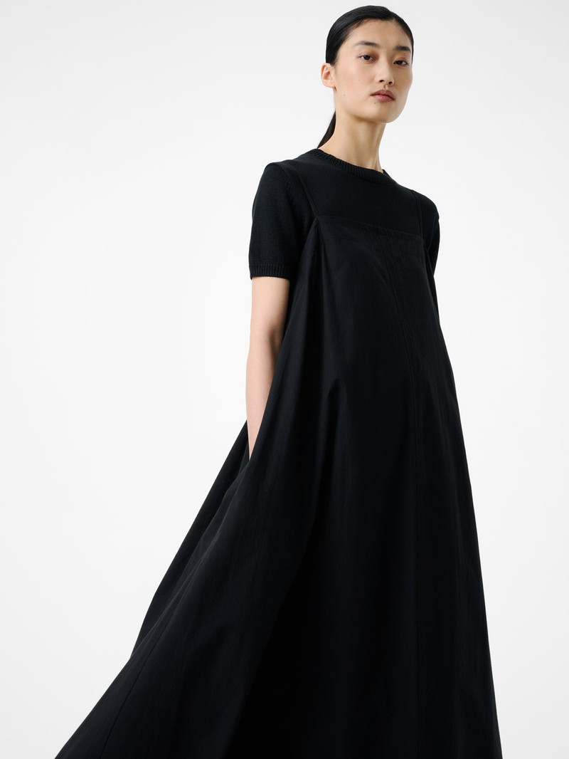 Black Danae Midi Dress 7