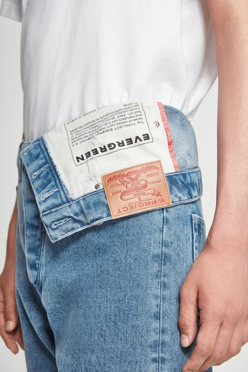 Classic Asymmetric Waist Jeans 8