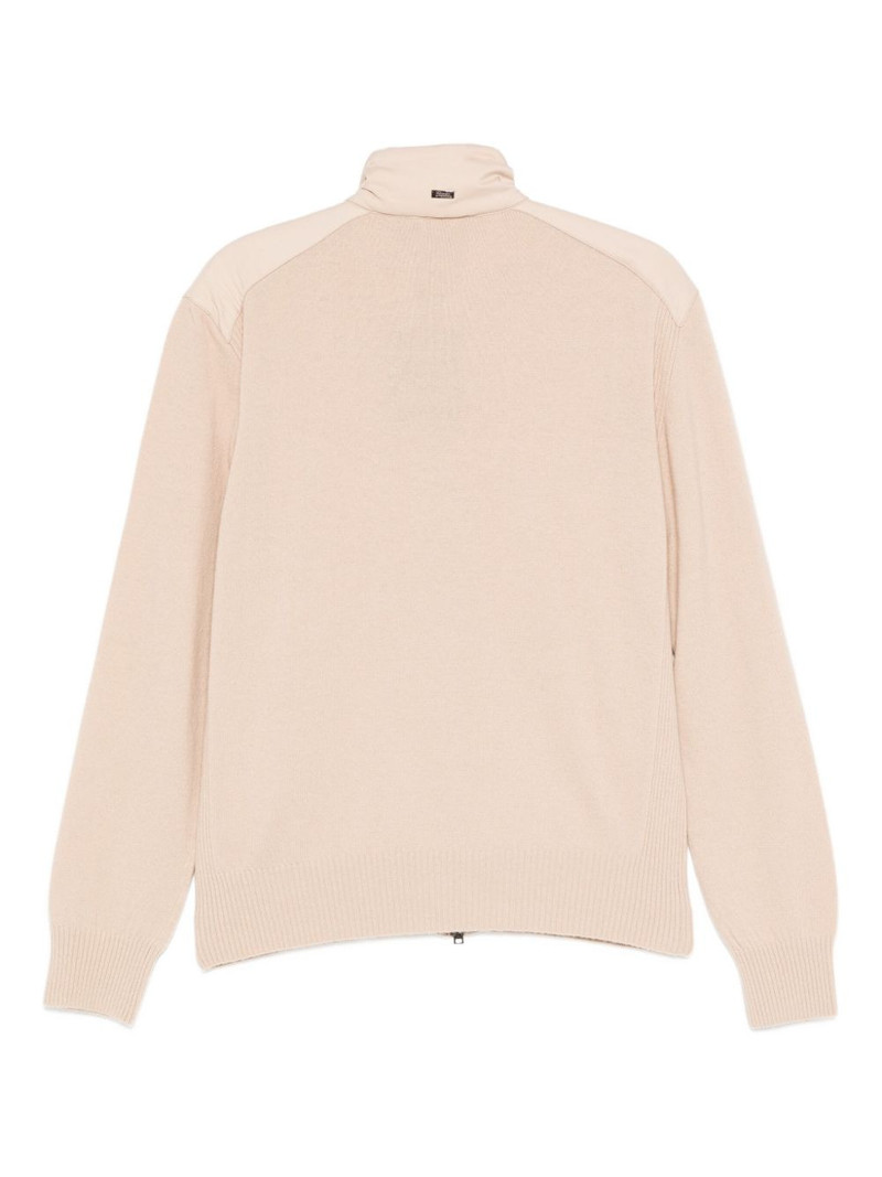 Herno zip-up cardigan outlook