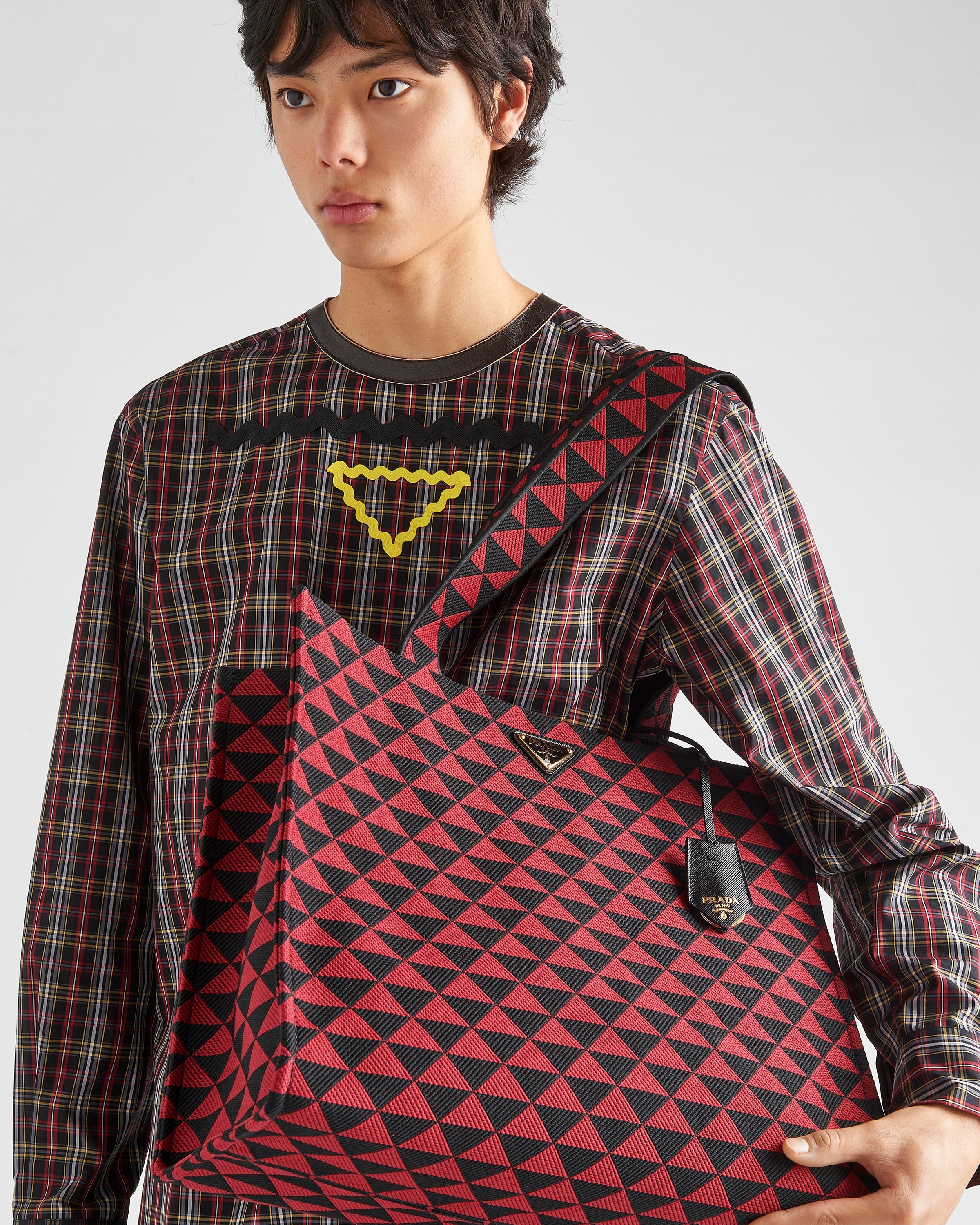 Prada Symbole bag in embroidered fabric - 2