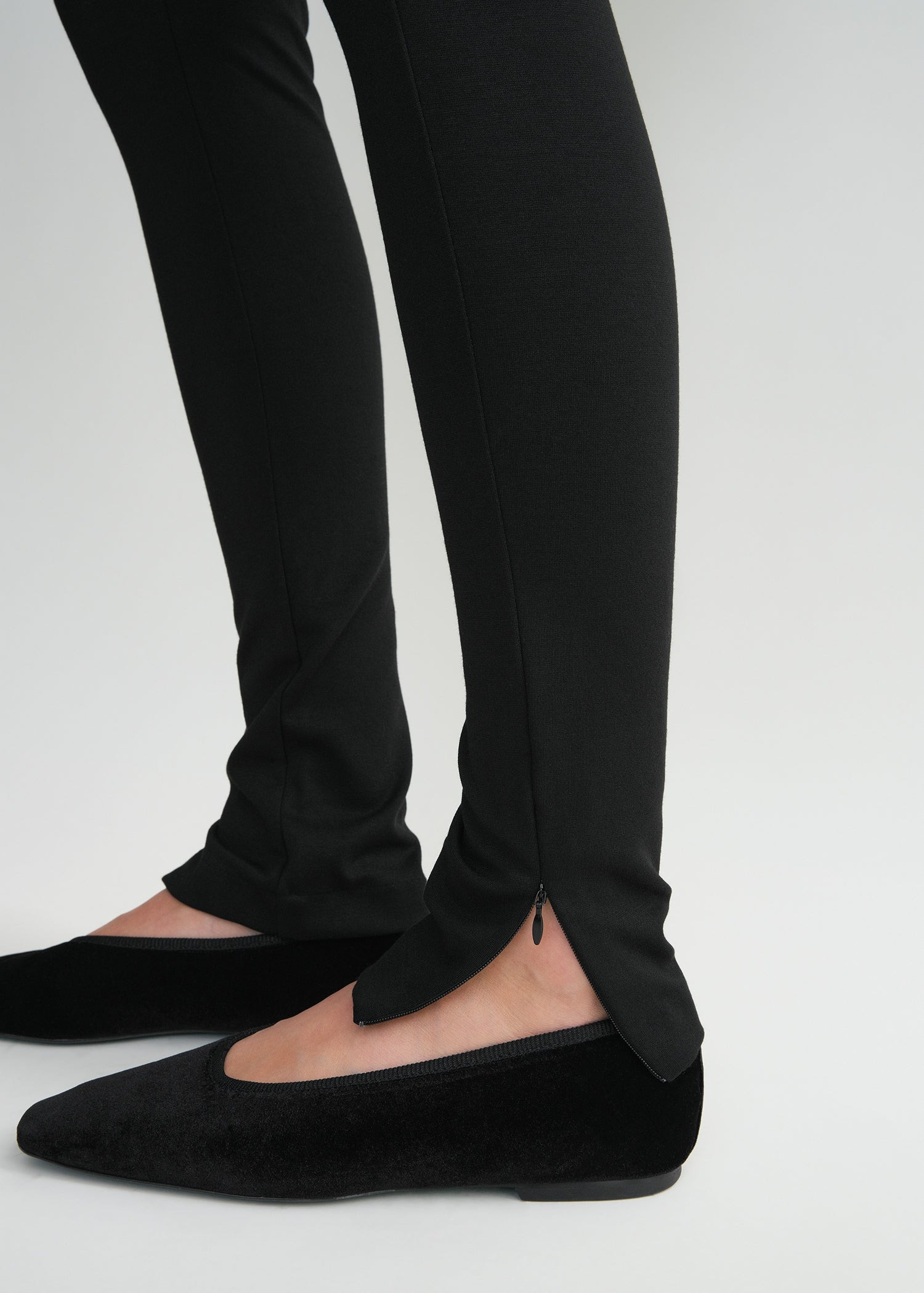 Zip leggings black - 5