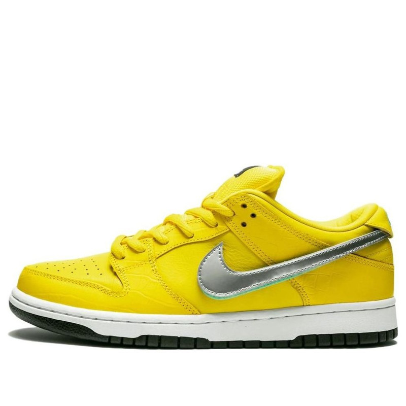 Nike x Diamond Supply Co. SB Dunk Low Pro 'Canary Diamond' BV1310-700 - 1