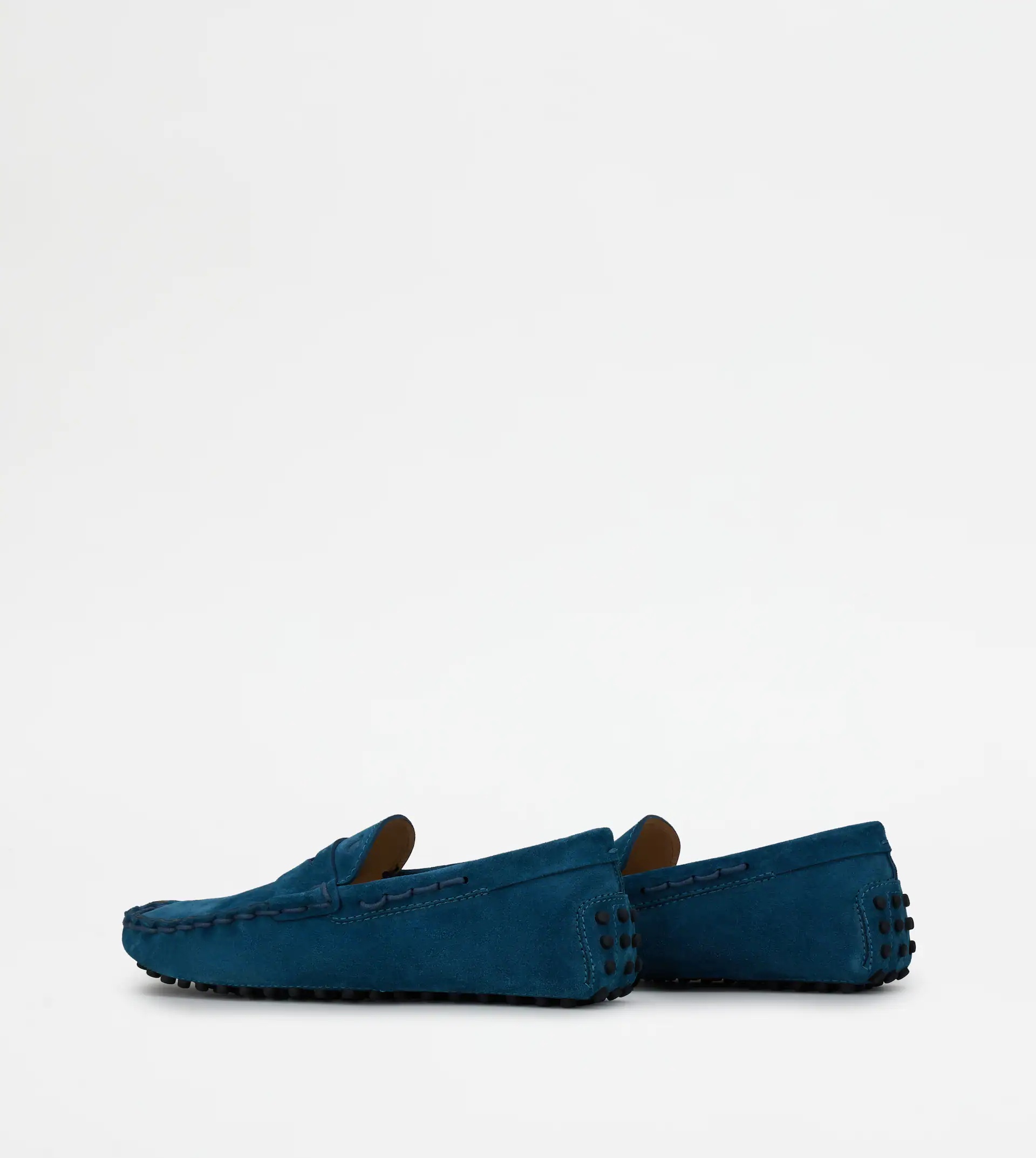 GOMMINO DRIVING SHOES IN SUEDE - BLUE - 4