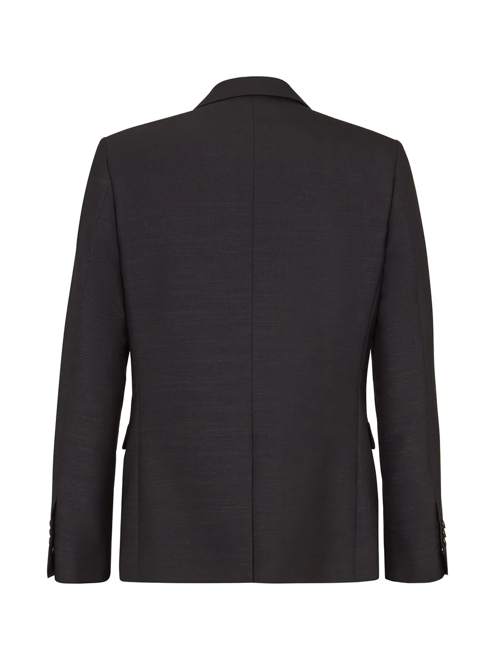 notched-lapels single-breasted blazer - 2