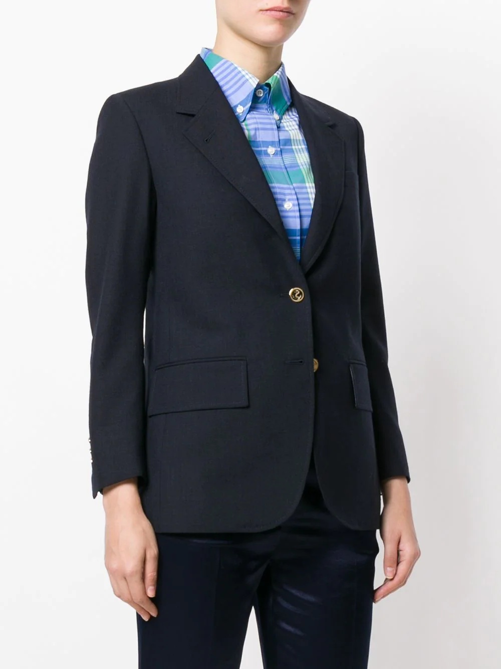 wide lapel sport coat - 3