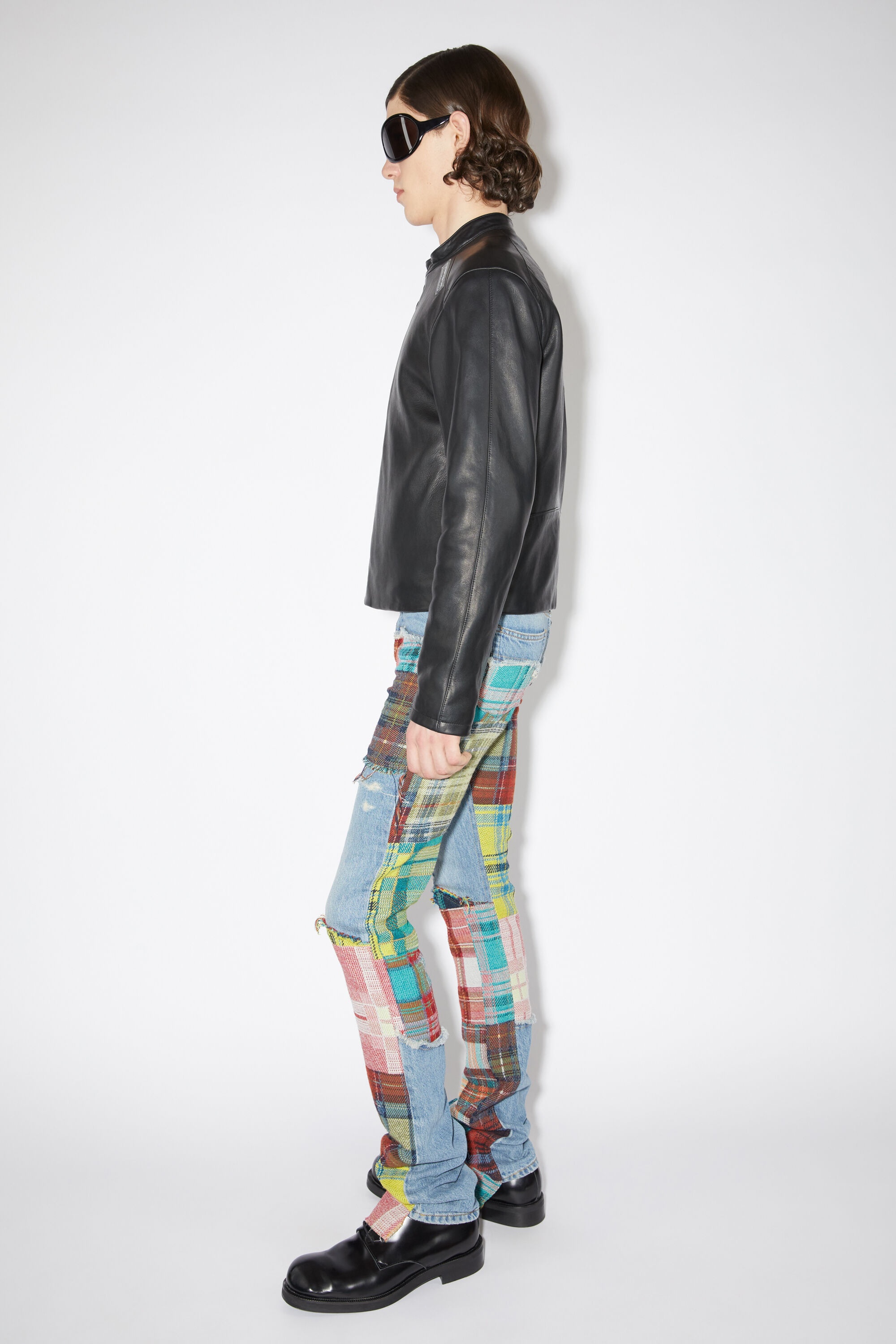 Leather jacket - Black - 4