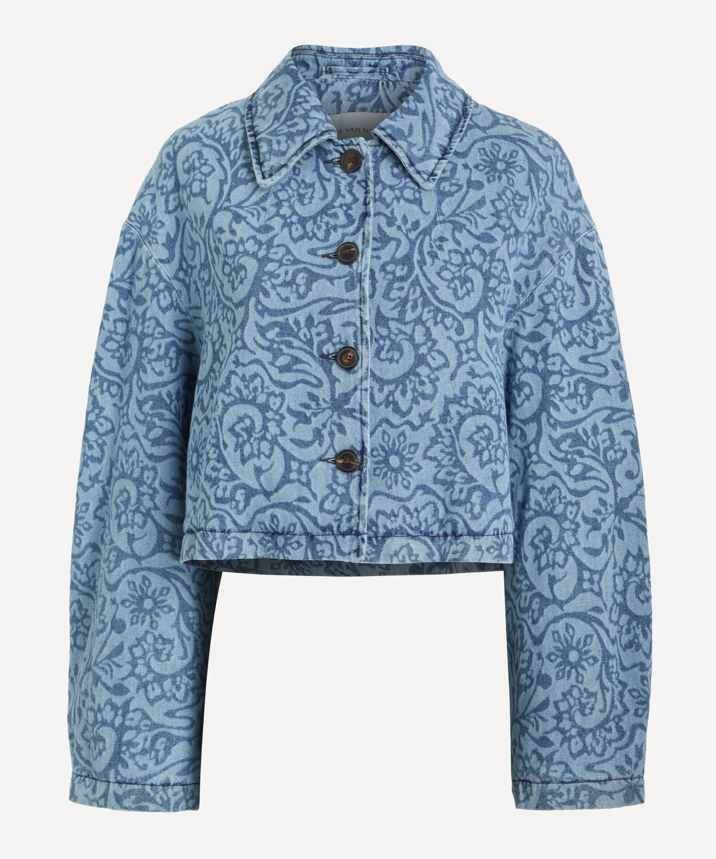 Printed Denim Jacket - 1