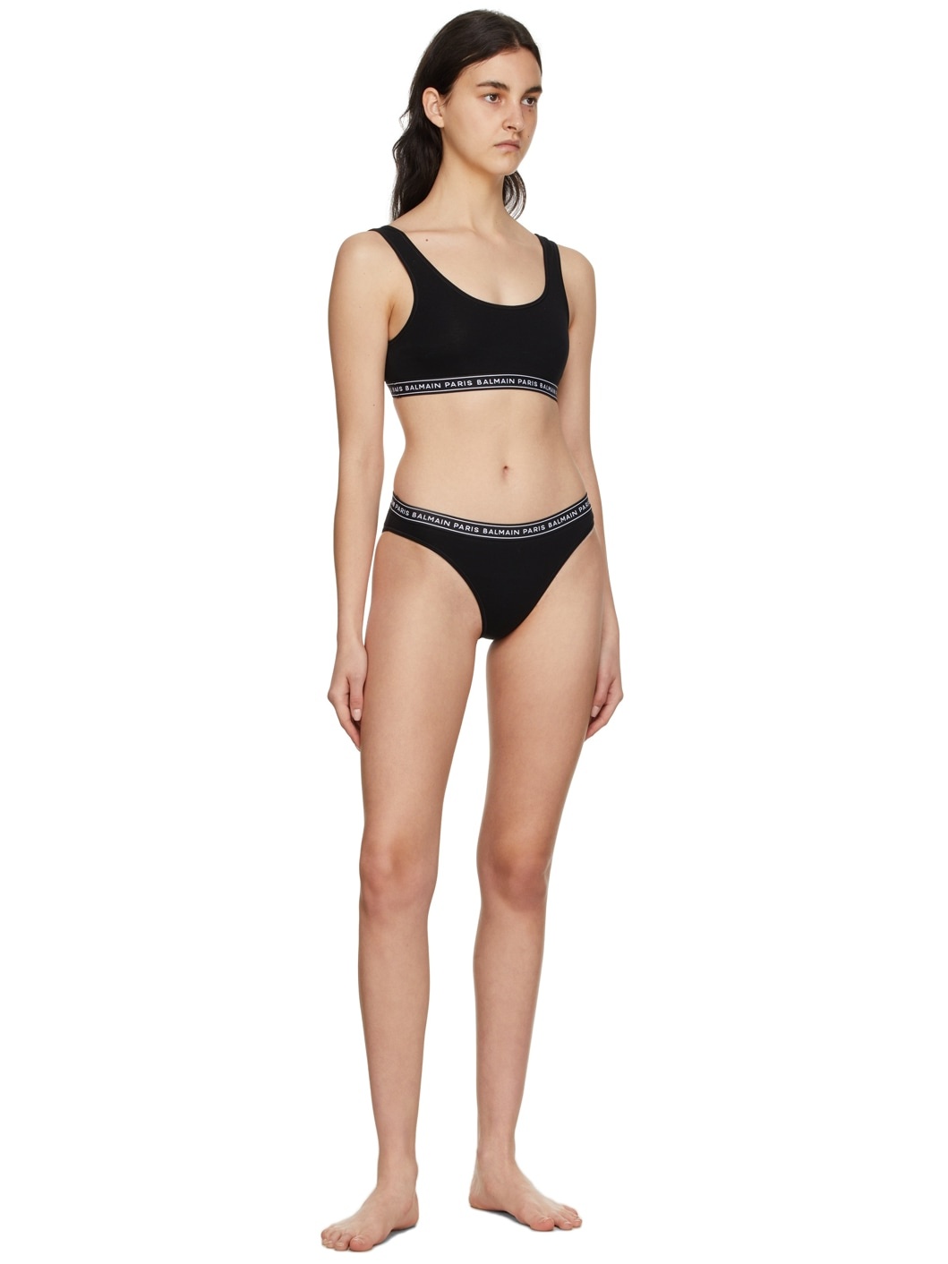 Black Cotton Briefs - 4
