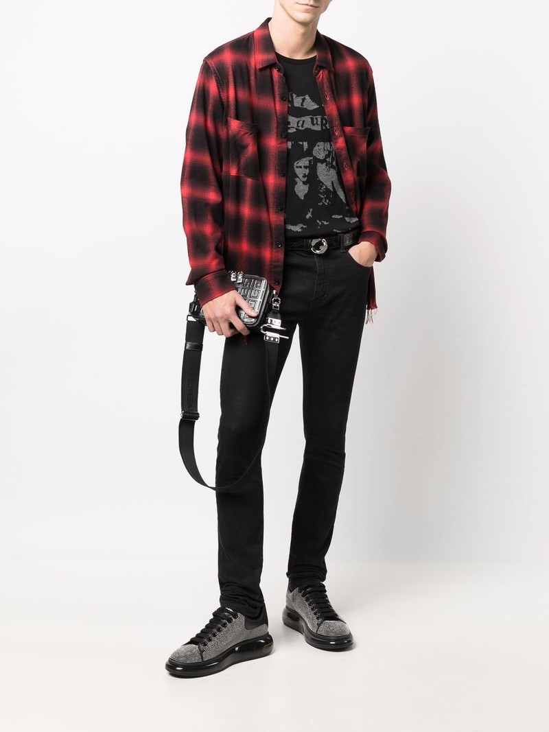 AMIRI Shadow plaid shirt outlook