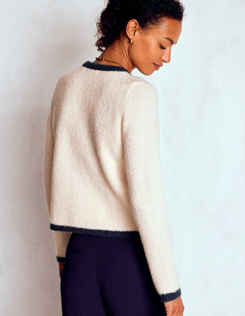 Holly Boucle Knitted Jacket-Warm Ivory, Boucle 4