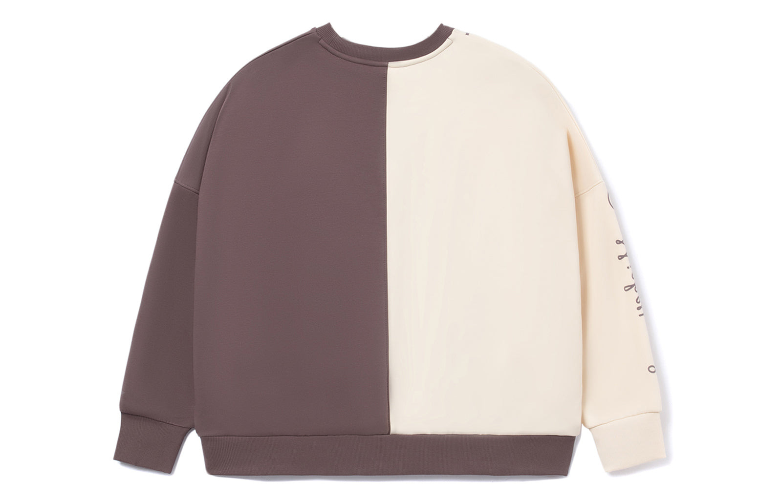 (WMNS) Li-Ning x Disney Color Block Graphic Sweatshirt 'Beige Brown' AWDRD62-3 - 2