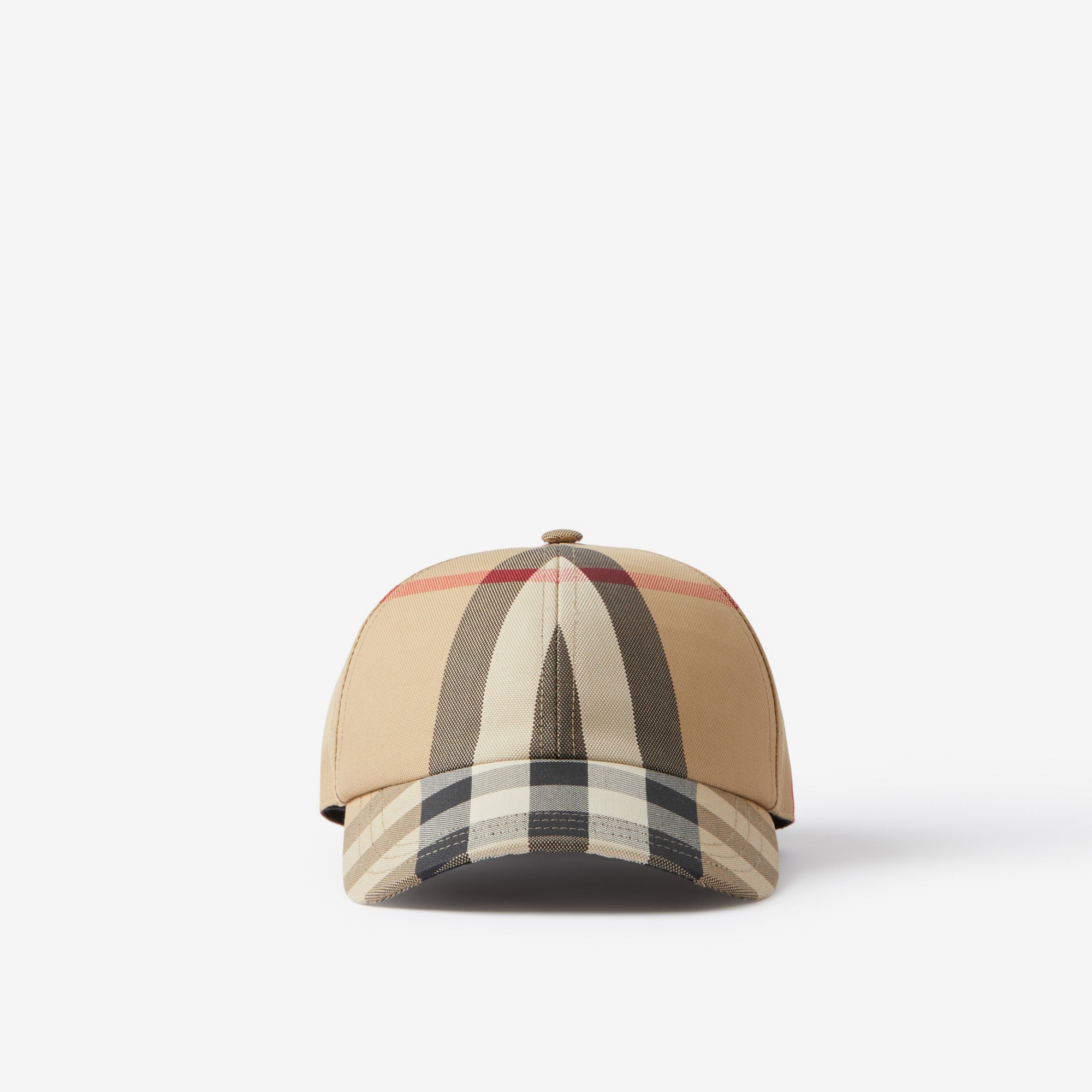 Check Cotton Baseball Cap - 1