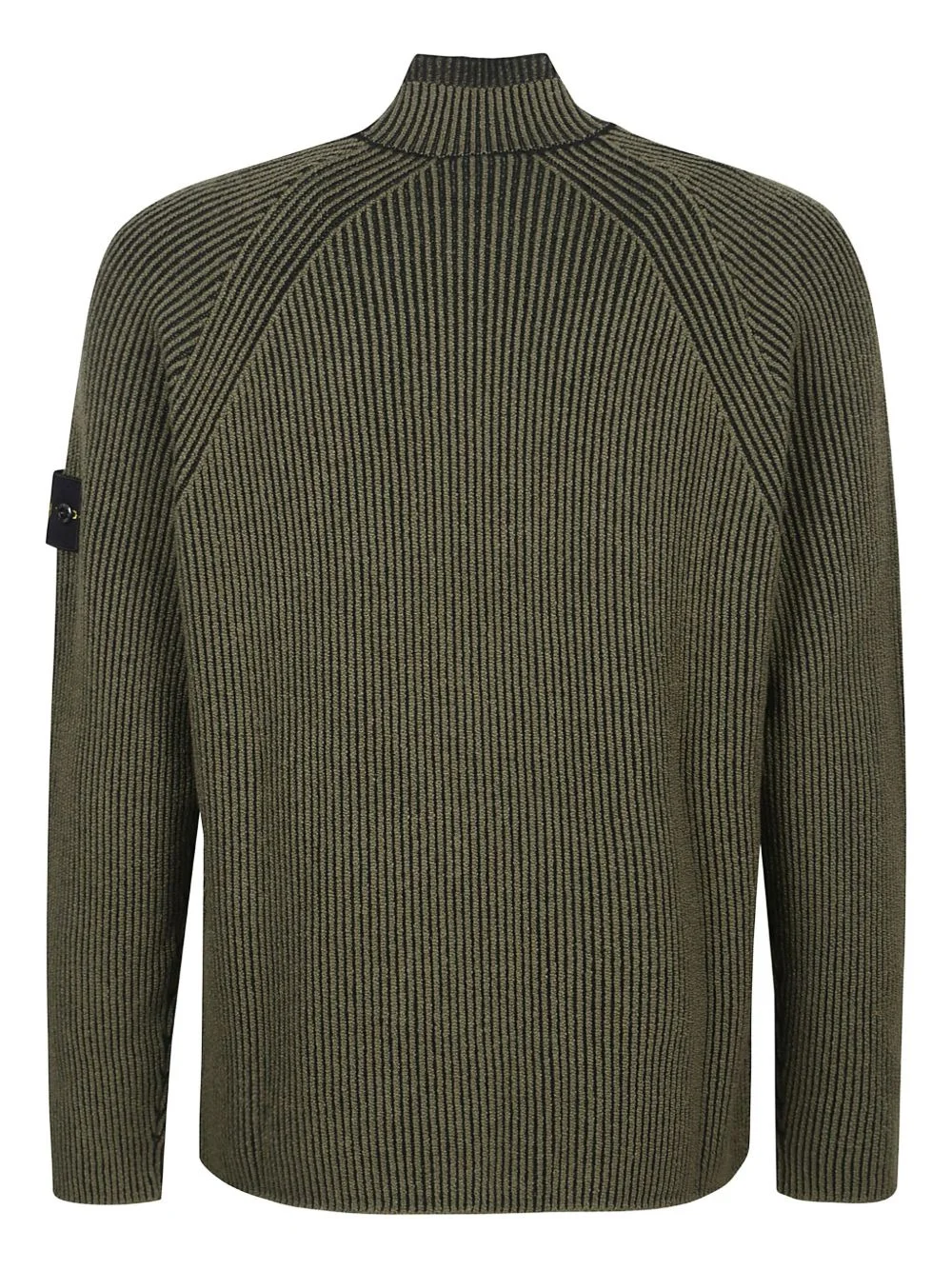 ribbed high-neck sweater - 1