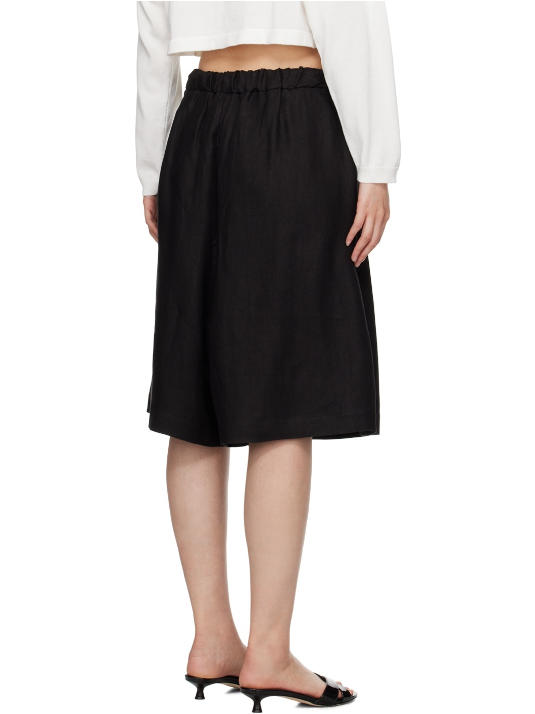 Black Maxi Shorts - 3