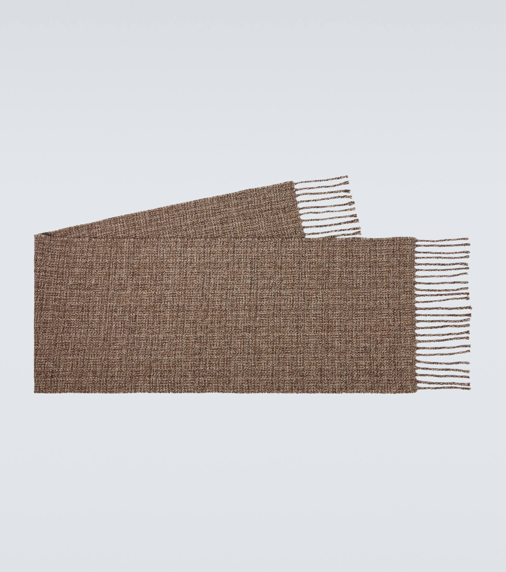 Moulin cashmere tweed scarf - 1