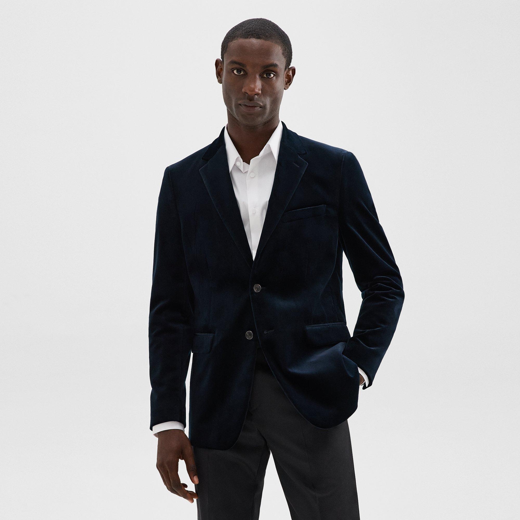 Chambers Blazer in Stretch Velvet - 2