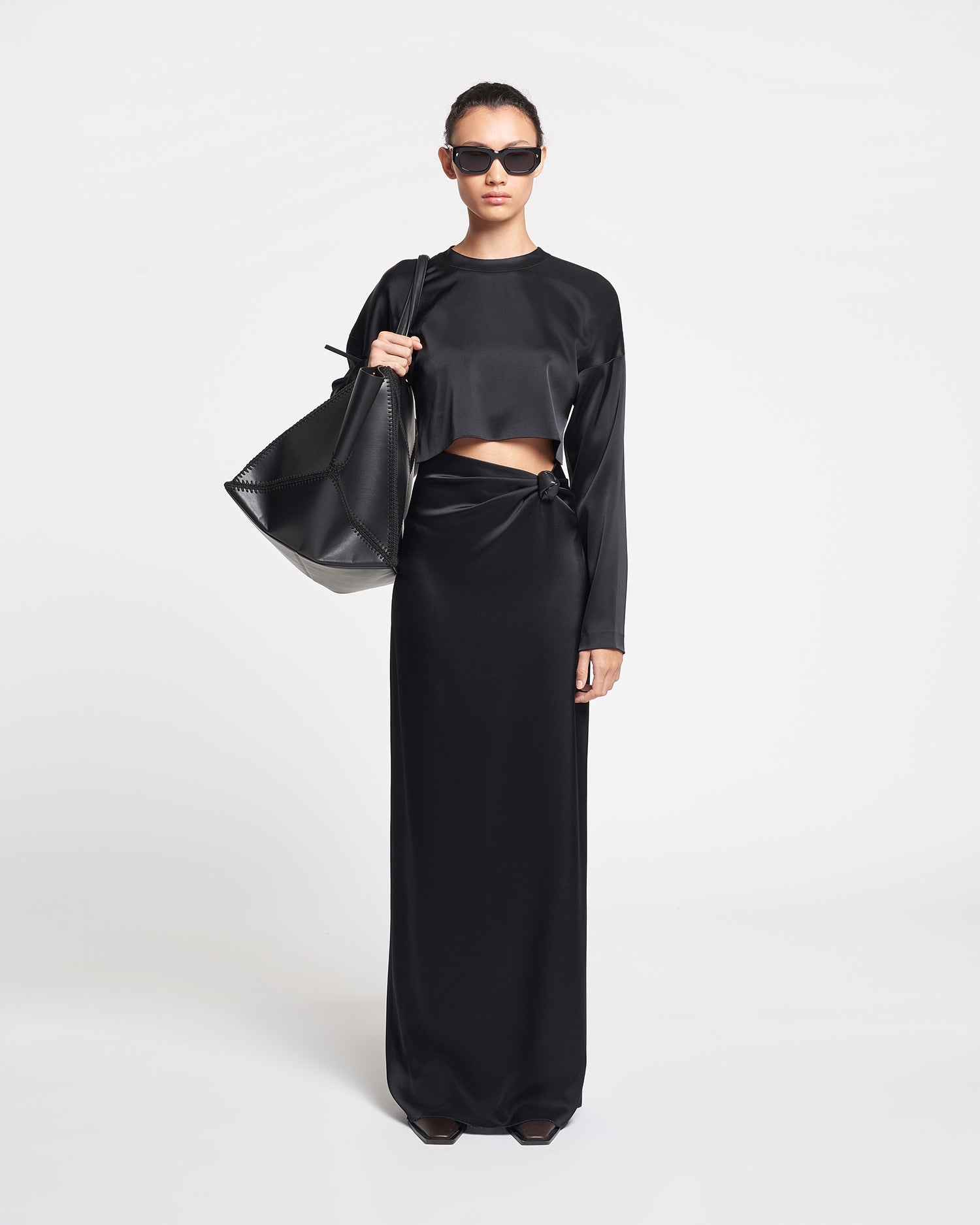 Slip Satin Maxi Dress - 2
