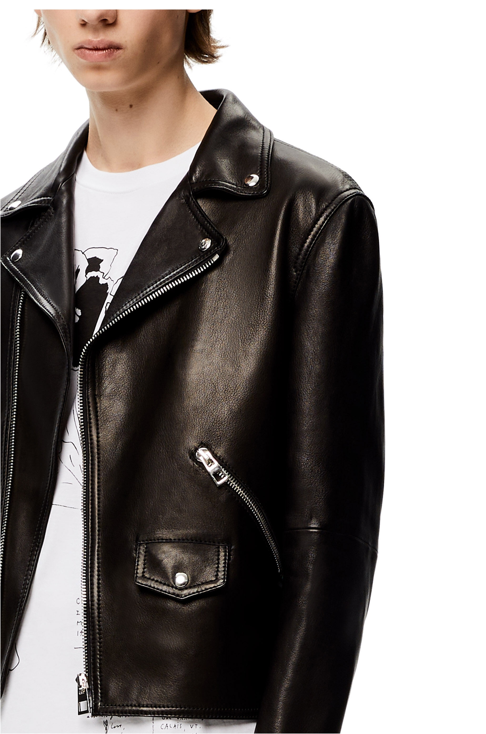 Biker jacket in nappa - 5