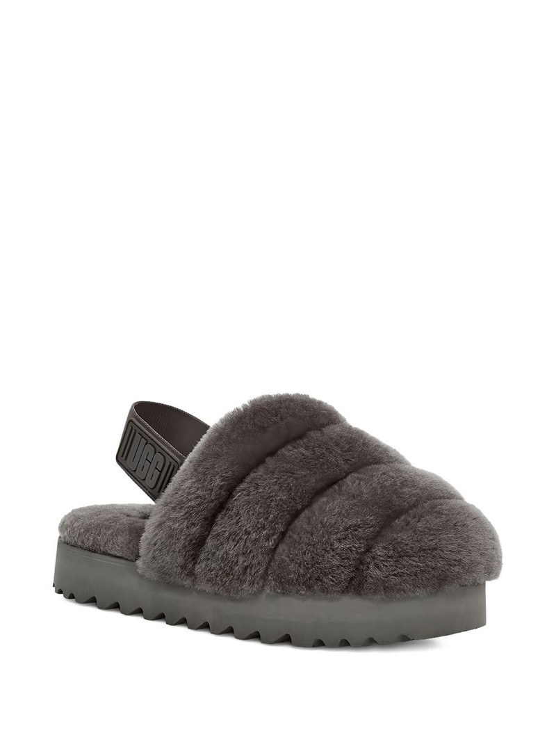 UGG Super Fluff "Grey" slippers outlook